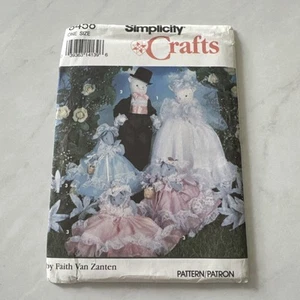 Simplicity Crafts 8458 Faith Van Zanten Cat Doll Clothes UNCUT 1993 Vintage - Picture 1 of 8