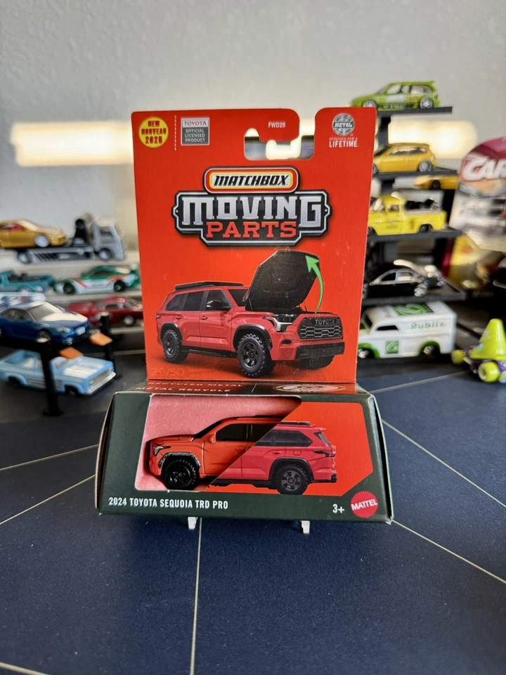 Piezas móviles Matchbox 2025 Toyota Sequoia TRD Pro naranja #29 Foto 1 de 1