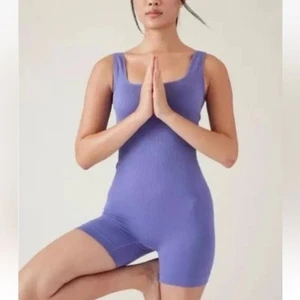 Athleta Women's Aurora Shortie Jumpsuit in Purple Size Small - Picture 1 of 4