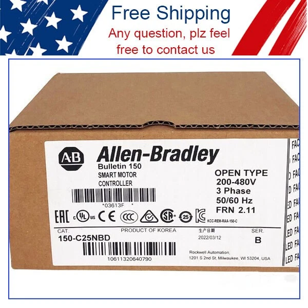 NEW IN BOX 150-C25NBD PLC SMC-3 Smart Motor Controller 150C25NBD US - Image 1 of 3