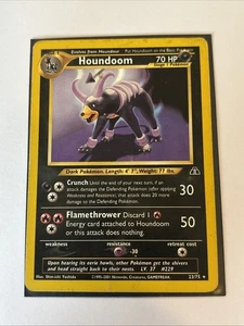 Houndoom – 23/75 – Neo Discovery Rare – English Pokemon TCG Card Vintage WoTC - Picture 1 of 2