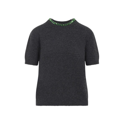 PRADA Gray Wool/Cashmere Sweater New & Authentic - Image 1 of 2