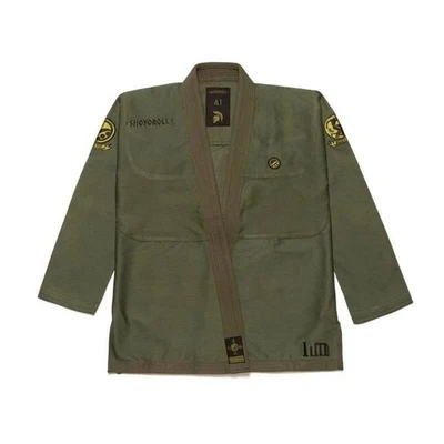 Shoyoroll BJJ Gi Batch 96 M.A.C. Olive green Jiu Jitsu Uniform 450 GSM  with Bag - Image 1 of 4