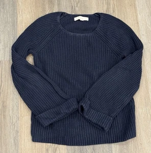 Cárdigan Ann Taylor Loft tejido suéter negro extra pequeño - Imagen 1 de 3