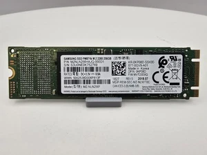 Samsung PM871b 256GB SATA PCie M.2 2280 SSD Solid State Drive Wiped Used - Afbeelding 1 van 8