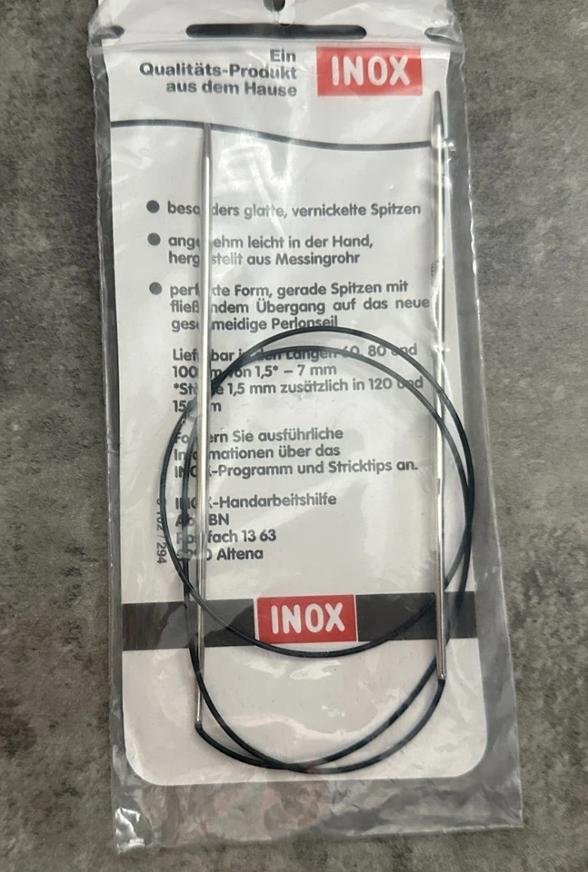 Stricknadeln Rundstricknadel Gr. 3 / 80 cm lang - Bild 1 von 1