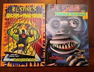 Ghosts of Fear Street: #24 #29 Monster Dog - Blue Monkey R. L. Stine Paperback - Picture 1 of 7
