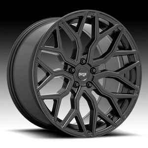 Niche M261 Mazzanti Matte Black 22x10 5x112 35mm (M2612200F8+35) - Picture 1 of 5