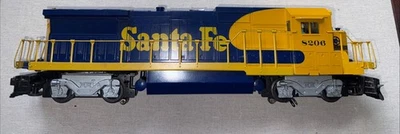 LIONEL~ O GAUGE ~ SANTA FE  DASH 8  40B DIESEL LOCOMOTIVE  CAB#8206  MFG#6-18206 - Image 1 of 4