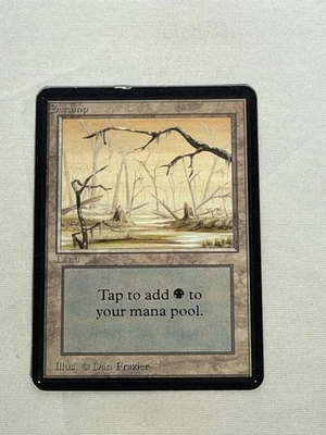 MTG Swamp (B) Alpha Magic the Gathering - Image 1 of 2