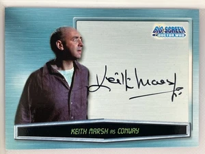 DOCTOR WHO BIG SCREEN AUTOGRAPH CARD A5 KEITH MARSH AS CONWAY - Picture 1 of 2