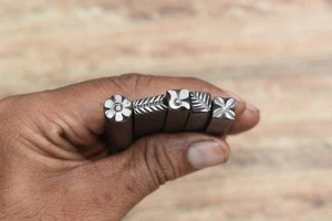 5 Stck. Silberschmied Handarbeit Eisen Schmuck Anhänger Charms Herstellung Metall Stanze Stempel - Bild 1 von 7