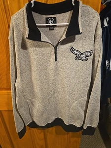 47 BRAND Herren Philadelphia Eagles Kodiak Quarter-Zip Pullover - Bild 1 von 4