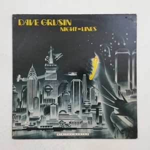 DAVE GRUSIN Night Lines GRP1006 Sterling LP Vinyl VG++ Cover VG+ Sleeve 1984 - Picture 1 of 4