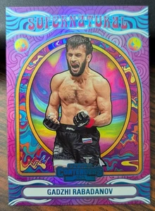 2025 Panini Contenders PFL Gadzhi Rabadanov #17 Platinum Supernatural 1/1 - Bild 1 von 2