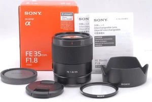 SONY FE 35mm F/1.8 SEL35F18F Lens For Sony E mount with Box and Filter - Picture 1 of 12