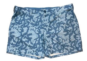 Pantalones Cortos Elastizados Híbridos de Pesca Huk Azul Camuflaje Para Hombre XXL Bolsillos para Tabla Lazos para Cinturón - Imagen 1 de 8