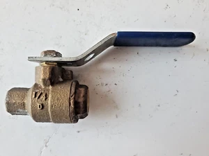 Nibco 1/4" Inch "D" Bronze Ball Valve Inline 150 SWP 600 WOG FNPT x FNPT NOS - Picture 1 of 5