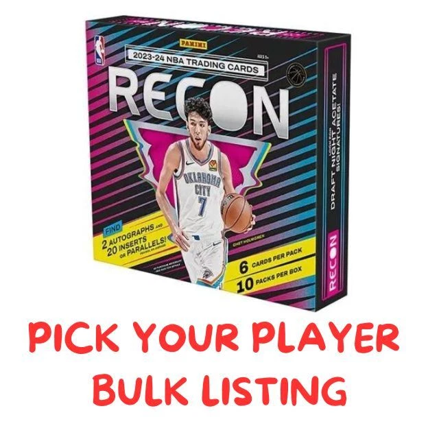 2023-24 Panini Recon Basketball Veteran/Rookie Base/Insert  Pick Your Player - Image 1 of 1