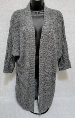 Cárdigan suéter camisa blusa Dressbarn para mujer talla M gris mediano Foto 1 de 4