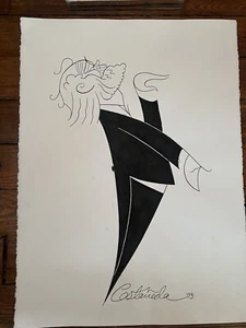 Leonard Bernstein 24x36” Caricatura di Richard Castaneda 1993 disegno originale - Foto 1 di 6