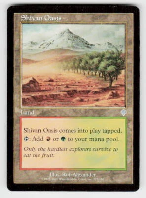 Invasion #327 Shivan Oasis - Image 1 of 2