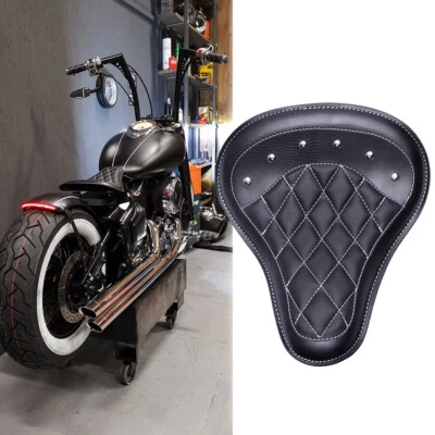 13-дюймовая пружинная подушка для одиночных сидений мотоцикла Harley Davidson Cross Bones FLSTB - Изображение 1 из 4