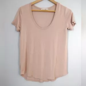 Aritzia Wilfred free modal blend basic scoop neck tee - Picture 1 of 6