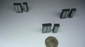 OO gauge - Lineside Boxes - Relay cabinets - 6pcs Beena Studio - Picture 1 of 7