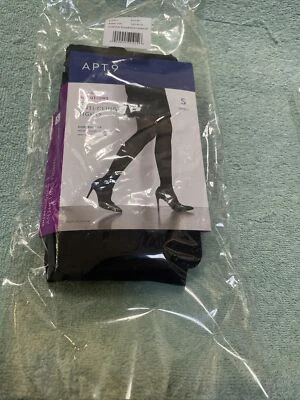 Medias APT 9 Negras Anti Adherencia Semi Opacas Cobertura Talla Pequeña Nuevas Selladas Foto 1 de 4