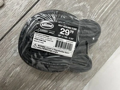 Slime 30070 Self-Sealing Bike Inner Tube 29" x 1.85-2.20" Schrader Valve, Black - Image 1 of 4