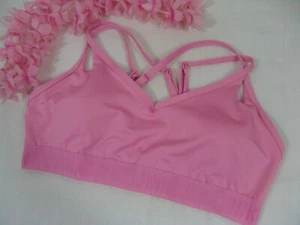 Victoria's Secret PINK Sport BH L Active Ultimate leicht gefüttert Träger pink - Bild 1 von 12