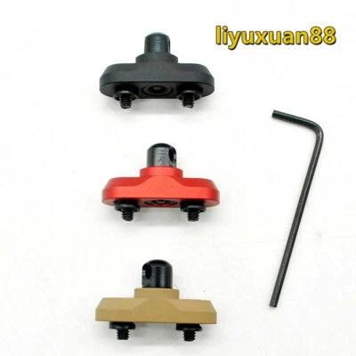 Black/Tan/Red_Sling Swivel Mount Attachment Adapter for KeyMod Handguard Rail - Image 1 of 4