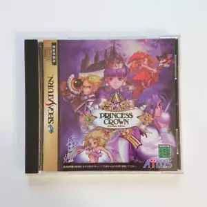 Princess Crown Sega Saturn SS Atlus Role Playing Game 1997 Import From Japan - Picture 1 of 5