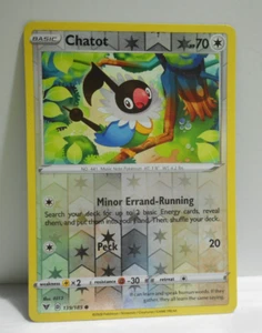 Pokemon TCG Chatot * 139/185 * Vivd Voltage * Common * Reverse Holo - Picture 1 of 2