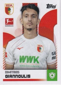 Topps Bundesliga 24/25 Offizielle Sticker 2024/25 Nr. 11 FC Augsburg Giannoulis - Picture 1 of 1