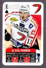 2013-14 Finnish SM LIIGA Playing Card #52 Eric Perrin