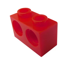 Lego 50 Stück rote Techniksteine 1x2 mit 2 Löchern (32000) Neu Steine in rot - Bild 1 von 2