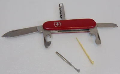 Swiss Army Knife Victorinox Switzerland Victoria Officer Suisse Vintage Rostfre - Image 1 of 4