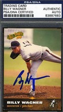 Billy Wagner 1996 Score Board Psa/dna Signed Original Authentic Autograph