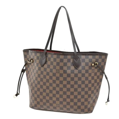 Bolso de Hombro LOUIS VUITTON Neverfull MM Cuero Damier Level BN N41358 50FB797 Foto 1 de 4