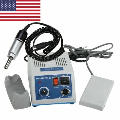 Dental Lab Marathon Electric Micro Motor 35K rpm E-Type Motor Portable FDA N3 - Image 1 of 4