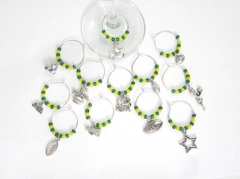 NEW-12-OREGON DUCK WINE RINGS--REALLY CUTE Cover