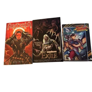 Lot Of 3 Graphic Novels: Artesia Forgotten Realms Exile & Street Fighter Vol. 4 - Picture 1 of 4