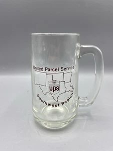 Vintage United Parcel Service UPS Mitarbeiter Glas Southwest Region TX OK LA AR NM - Bild 1 von 11
