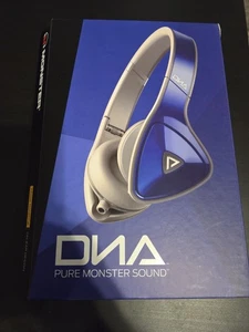Monster DNA On-Ear Headphones Cobalt Blue Light Gray Bud Light Special Edition  - Picture 1 of 5