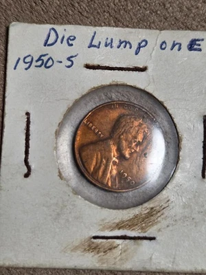1950 S Penny Die Lump Error - Image 1 of 4