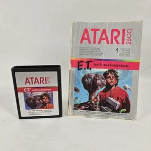ET Extra Terrestrial Atari 2600 Carro y Juego Manual (Manual Dañado) - Imagen 1 de 5