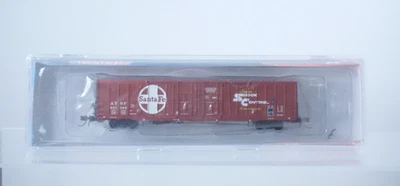 NOS BLMA Models ATSF "SUPER SHOCK CONTROL" 621305 N Scale 60' Beer Car - 18037 - Image 1 of 4