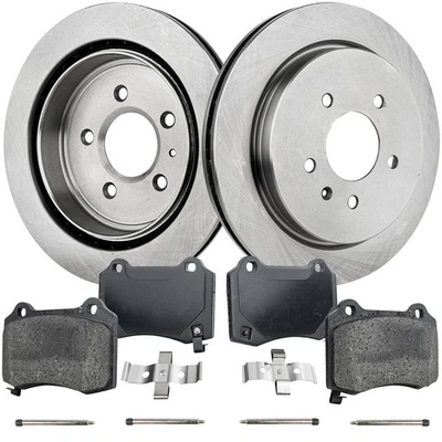 Rear Brake Disc Rotors and Pads Kit For Cadillac STS 2005 2006 2007 2008-2011 - Image 1 of 4